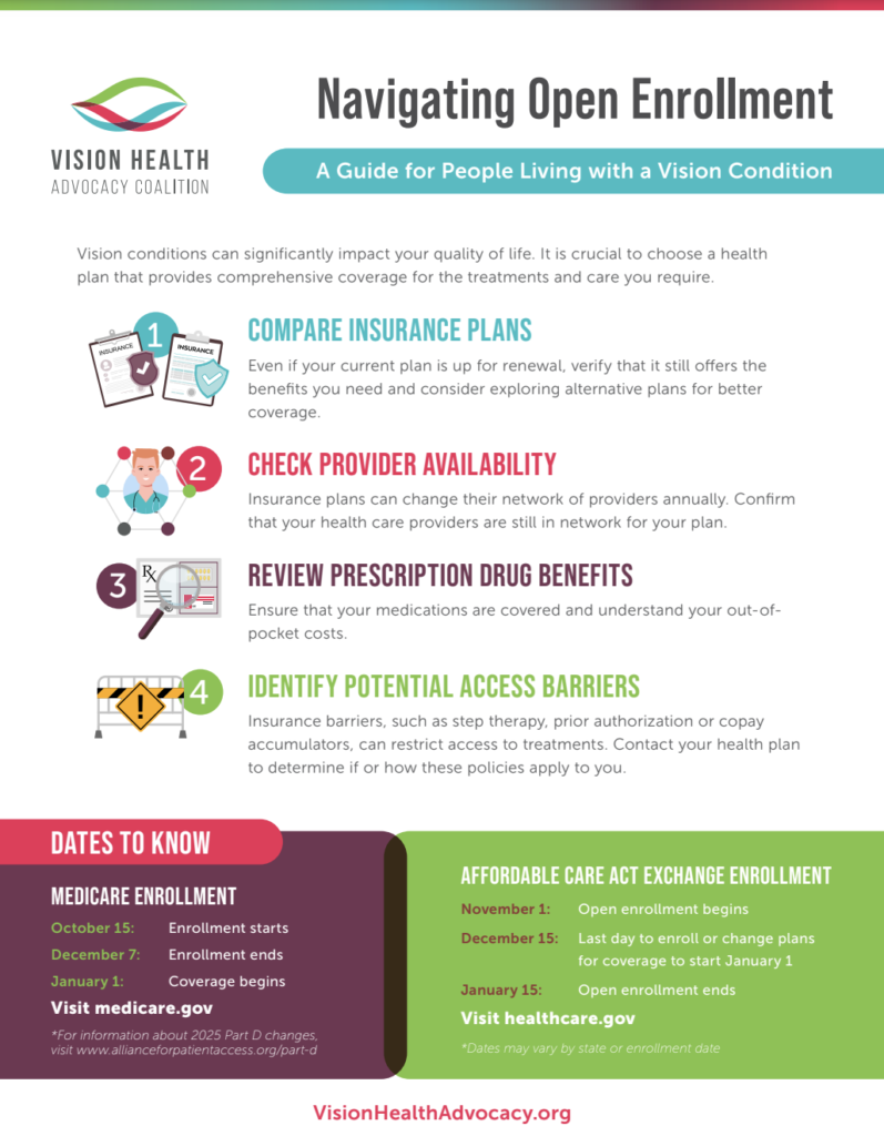 Navigating Open Enrollment: A Guide for People Living with a Vision Condition